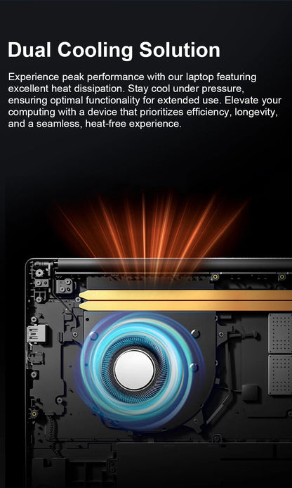 WINDOWS 11 PRO Intel Notebook PC Gamer Ultra Slim Laptop Intel Celeron N4000 16GB RAM 1TB 2TB SSD