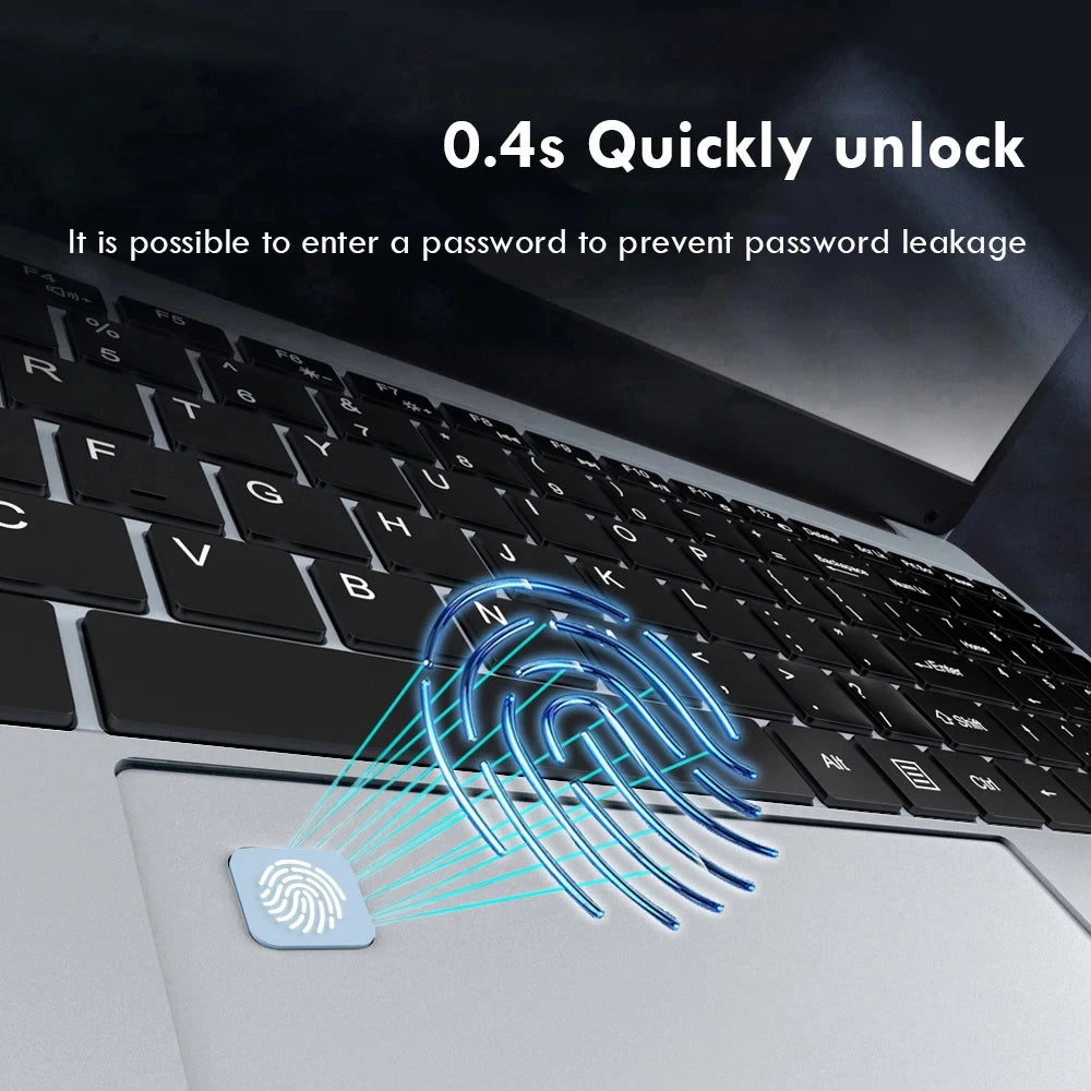 WINDOWS 11 PRO Intel Notebook PC Gamer Ultra Slim Laptop Intel Celeron N4000 16GB RAM 1TB 2TB SSD