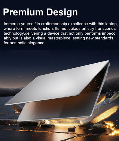 WINDOWS 11 PRO Intel Notebook PC Gamer Ultra Slim Laptop Intel Celeron N4000 16GB RAM 1TB 2TB SSD