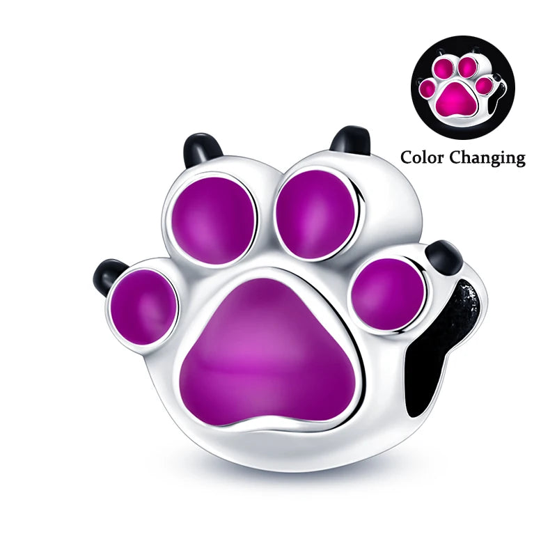 Charms Fit Pan S925 Silver Firefly Ocean Star Butterfly Glowing Changing Color Trendy Original Bracelets DIY Fine Jewelry Gifts