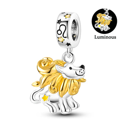 Charms Fit Pan S925 Silver Firefly Ocean Star Butterfly Glowing Changing Color Trendy Original Bracelets DIY Fine Jewelry Gifts